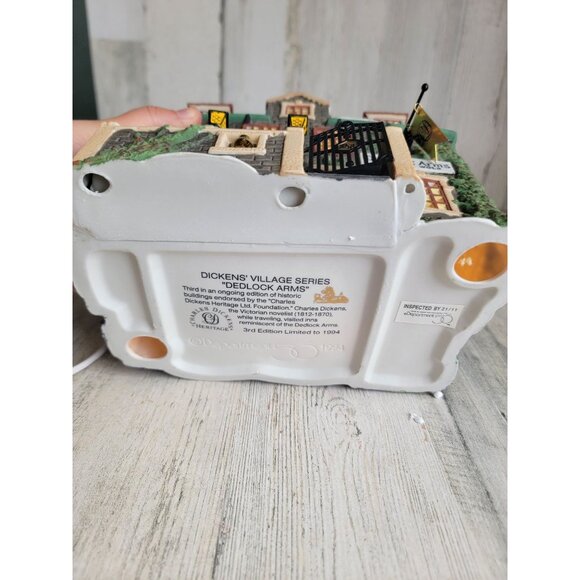 Dept 56 Dedlock arms 3rd edition 1994 heritage village accessory xmas - Picture 7 of 8